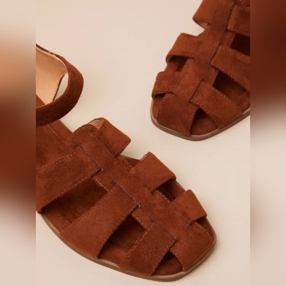 Lulus Brown Strappy Sandals - Picture 2 of 4